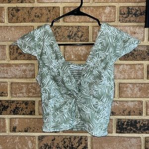 Midnight sky crop top shirt size S